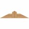 Ekena Millwork Portland Smooth Timber Gable Bracket, Western Red Cedar, 36"W x 9"H x 5 1/2"D x 5 1/2"F, 6/12 Pitch GBW036X09X0606POR00SWR - alternate 1